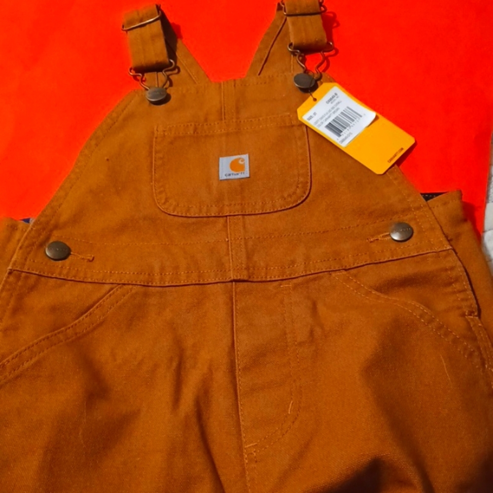 Carhartt ❤️ 🐕 3T 👶NWT 🐤OVERALLS 🐕